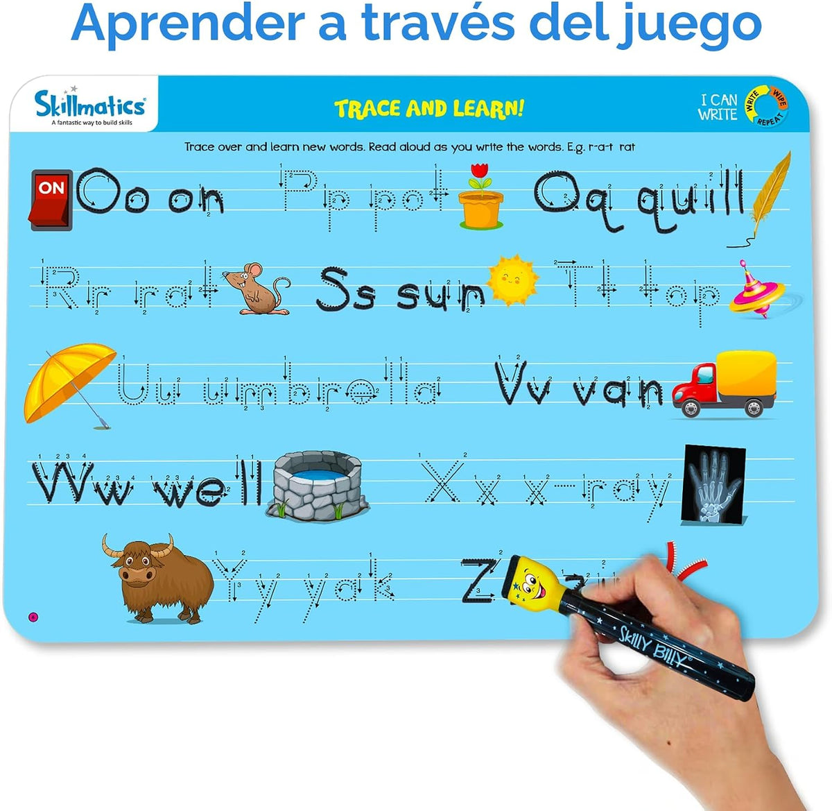 Skillmatics I Can Write - Libro de actividades de aprendizaje prees...