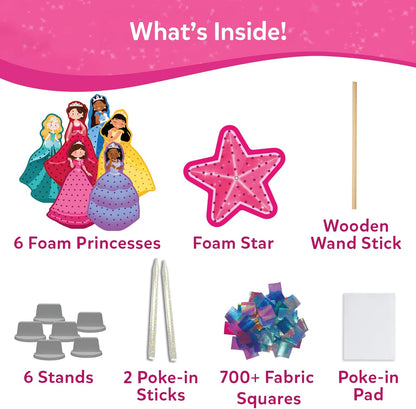 Skillmatics Poke-in Art Princesas mágicas, kit de manualidades de m...