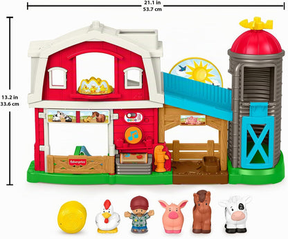 Fisher-Price Little People Caring Fun Granja de animales, Pluriling...
