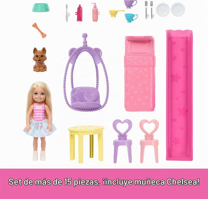 Barbie Chelsea Toy Casa de muñecas y accesorios para la casa | Muñe...
