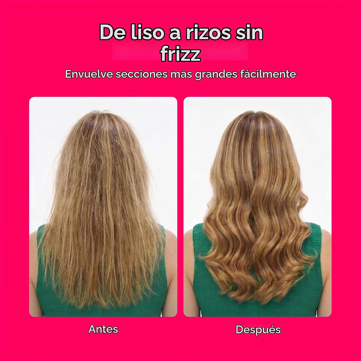Conair - Plancha rizadora extra larga, doble cerámica, 1 1\/4 pulga...