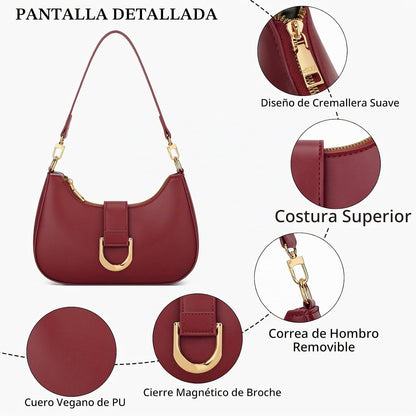 KKXIU Bolso de Hombro para Mujer Bolso de Moda para Todos los días...