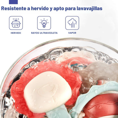 hahaland Juguetes para bebés de 0 a 6 meses - Sonajero para bebés J...