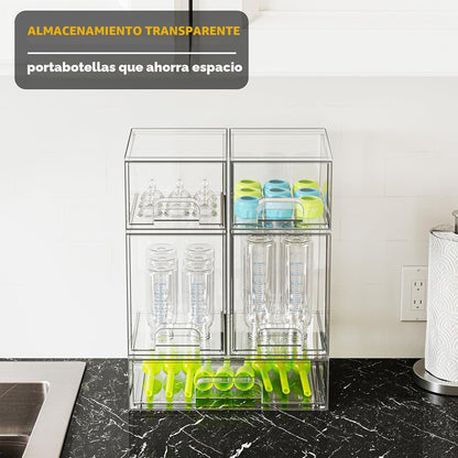 SpaceAid Organizador de almacenamiento de botellas para bebé – Cont...