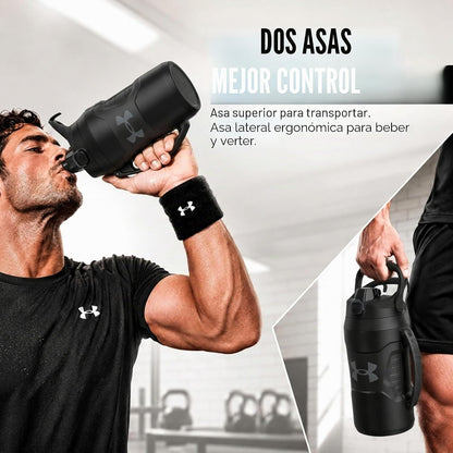 Under Armour Botella de agua aislada con asa y gancho para cerca, j...
