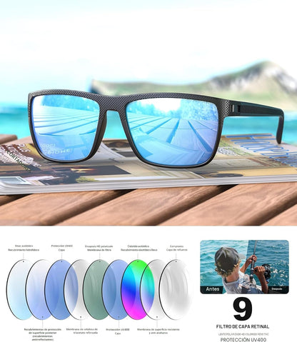 CIFOYA Gafas de sol polarizadas para hombre - Gafas de sol clásicas...