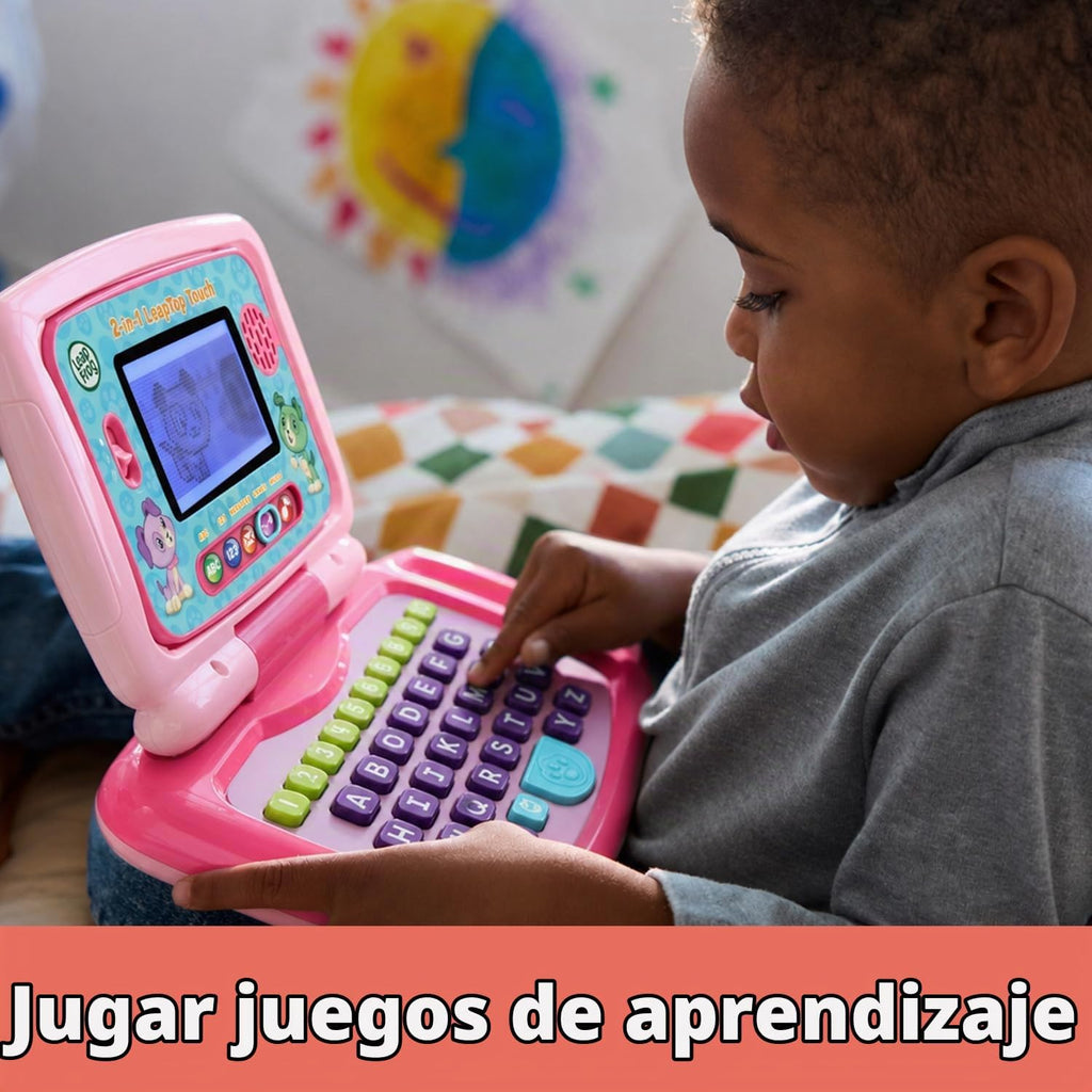 LeapFrog Leaptop 2-en-1 táctil, Rosado