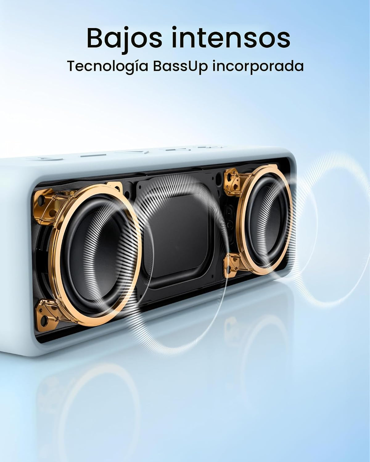 Altavoz Bluetooth portátil Anker soundcore 2, tiempo de reproducció...