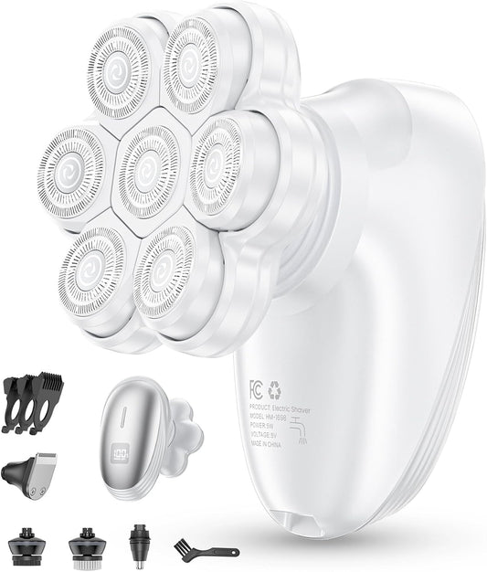 Maquinillas de afeitar eléctricas 5 en 1 para mujer, afeitadoras el...