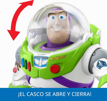 Mattel Disney and Pixar Toy Story - Figura de acción parlante, Rock...
