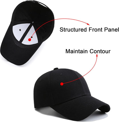 PFFY 2 paquetes de gorra de béisbol Golf Dad Hat para hombres y muj...