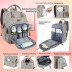 Dikaslon Mochila para pañales con cambiador portátil, artículos ese...