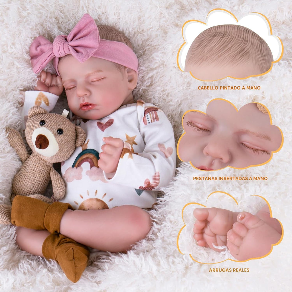 Aori Muñecas de Bebé Reborn Realistas de la Vida Real Muñecas de Be...