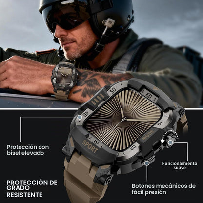 DABAOZA Funda resistente con correa táctica para hombre, compatible...