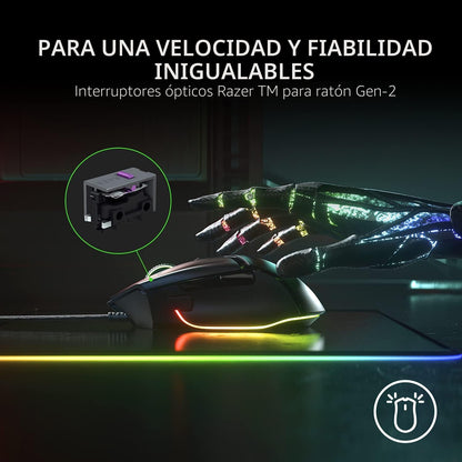 Razer Basilisk V3 - Ratón ergonómico con cable para juegos