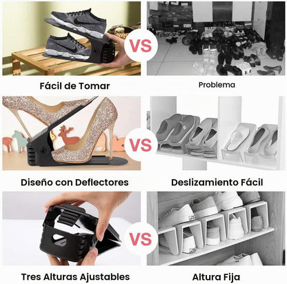 Neprock Organizador de Zapatos para Armario, Organizador de Almacen...