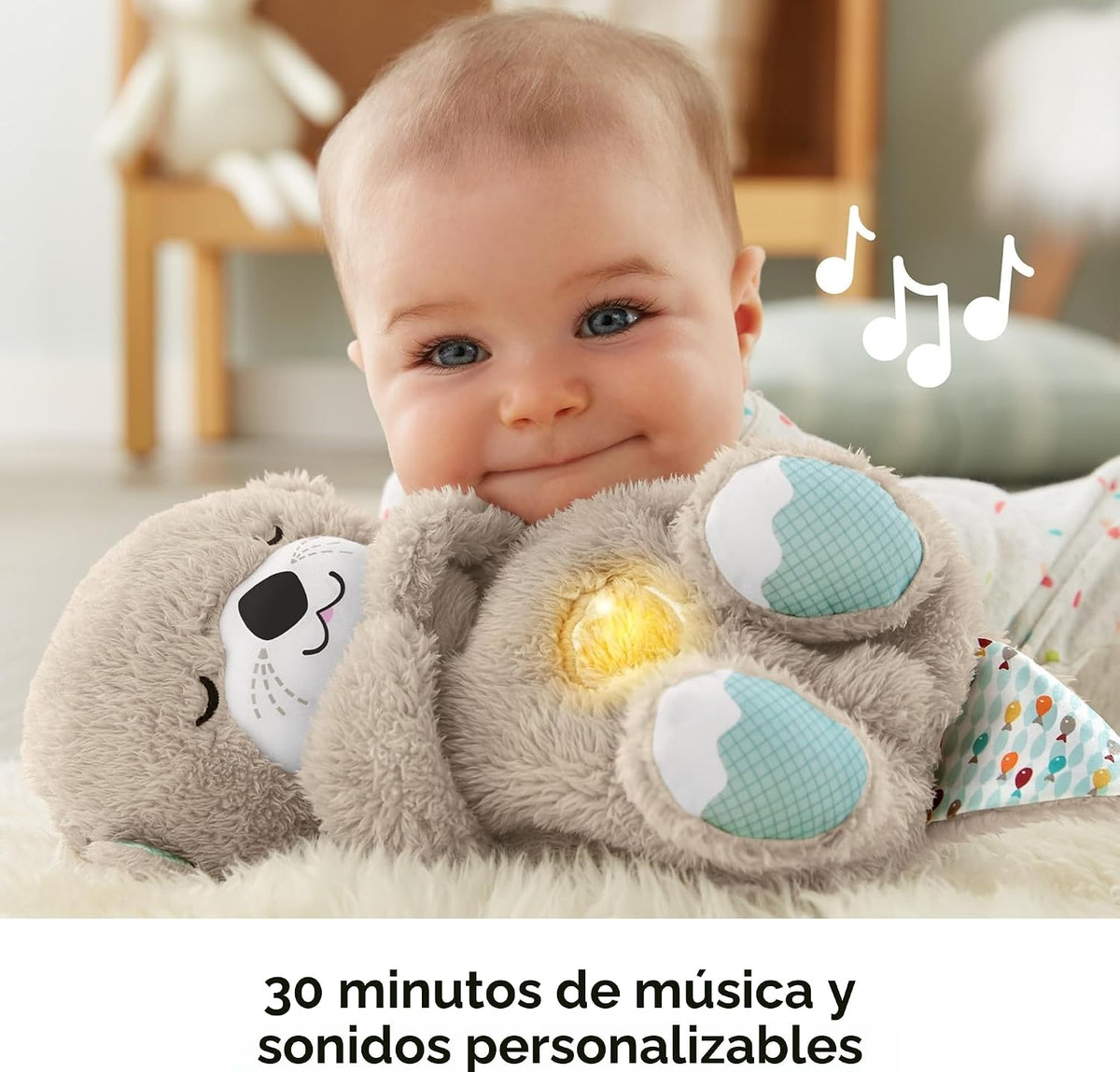 Juguete de peluche para bebé Soothe \u2018n Snuggle Otter de Fisher...