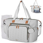 Tonyeee Bolsa de pañales, bolso grande del hospital del bebé para l...