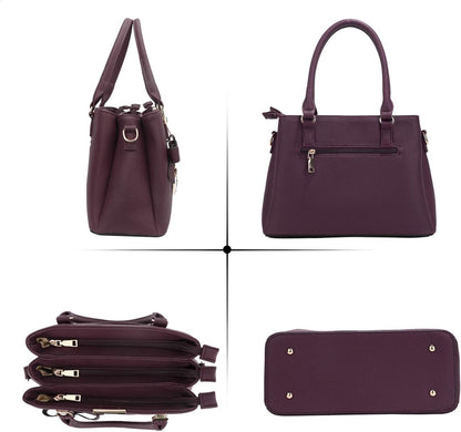 KKXIU Monederos y bolsos para mujer, Bolso tipo cartera con asa sup...