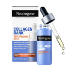 Neutrogena Collagen Bank 15%, suero facial con vitamina C, 0.5 fl....