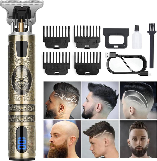 Cortador de pelo profesional para hombres, recortadora de barba y c...