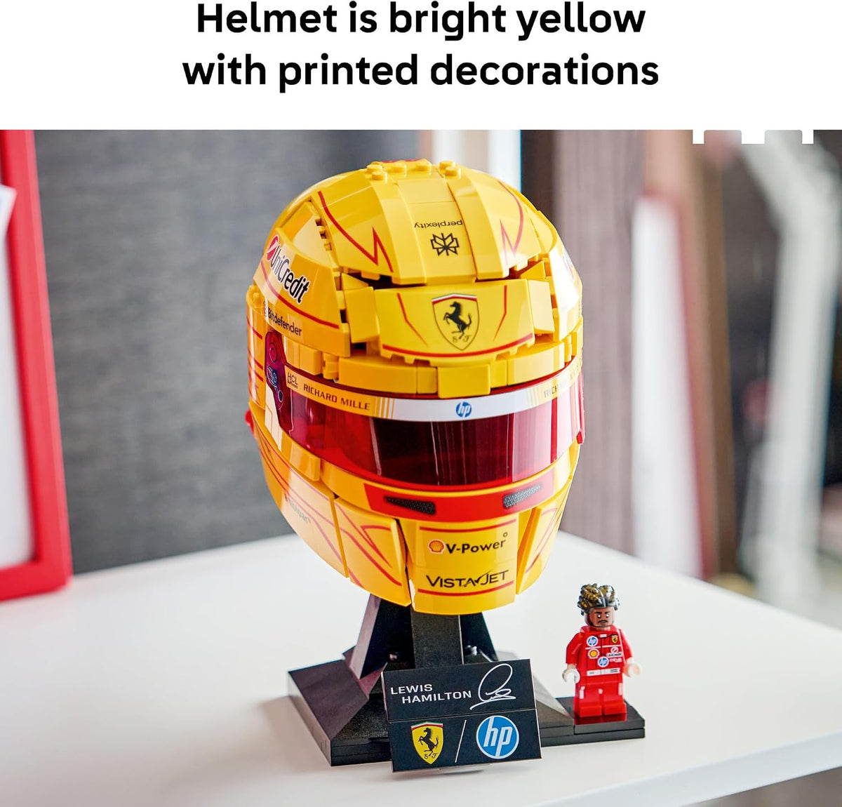LEGO Editions Scuderia Ferrari HP Lewis Hamilton Casco 43022 | Jueg...