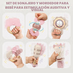 Juguetes para bebés 0-6 meses, sonajeros para bebés, juguetes de de...