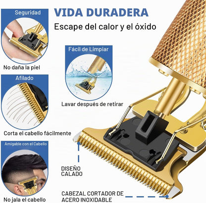 YOGINGO Cortadora de barba profesional para hombres, recortadora de...
