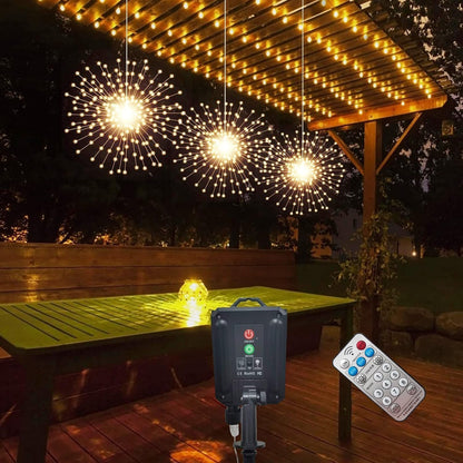 PXBNIUYA Paquete de 3 600 luces LED solares con forma de esfera de...