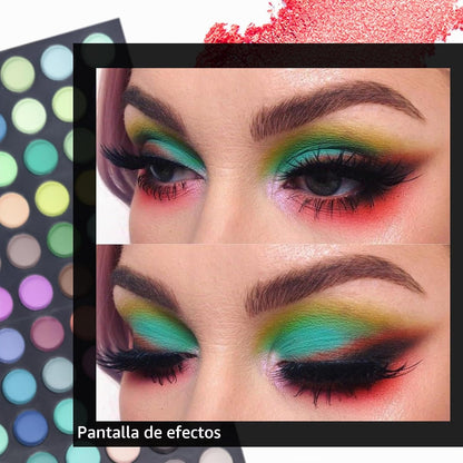 Pure Vie Paleta de sombra de ojos de 252 colores, maquillaje mezcla...