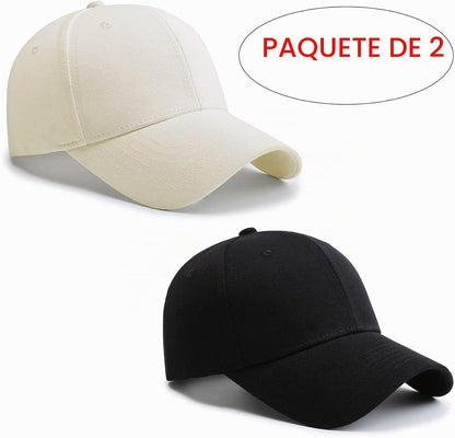 PFFY 2 paquetes de gorra de béisbol Golf Dad Hat para hombres y muj...