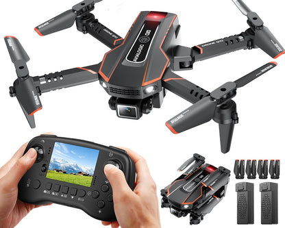 AVIALOGIC Mini dron con cámara y pantalla LCD para niños y adultos,...