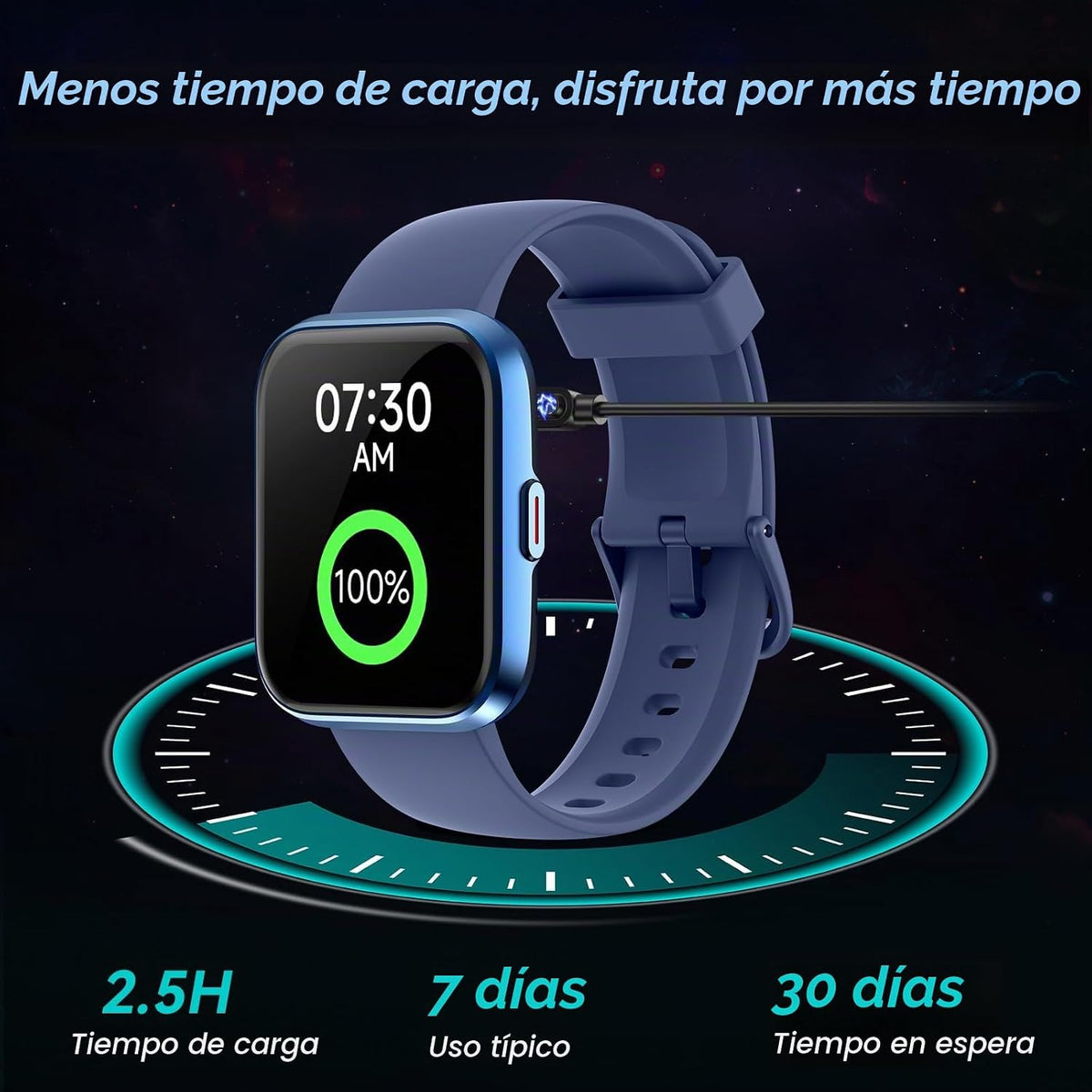 Fitpolo Relojes inteligentes para hombres\/mujeres, 1.8'' c...