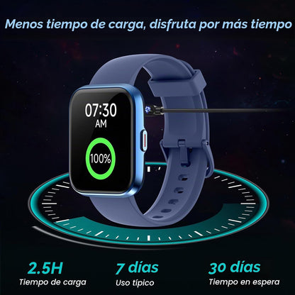 Fitpolo Relojes inteligentes para hombres\/mujeres, 1.8'' c...