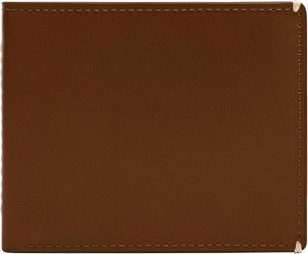 Fossil Westover - Billetera para hombre, de piel, plegable, con tap...