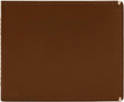 Fossil Westover - Billetera para hombre, de piel, plegable, con tap...