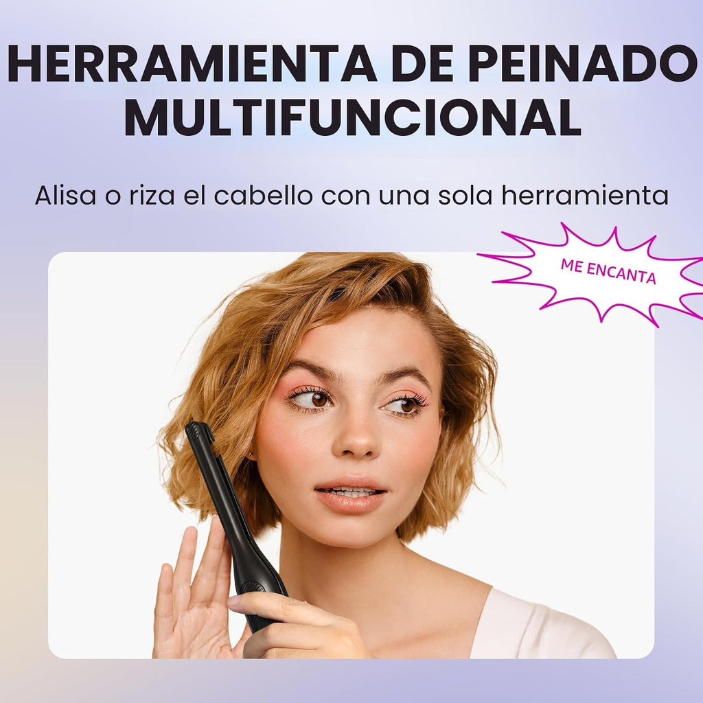 Wavytalk Pencil Plancha pequeña de 0,3" para cabello corto, corte P...