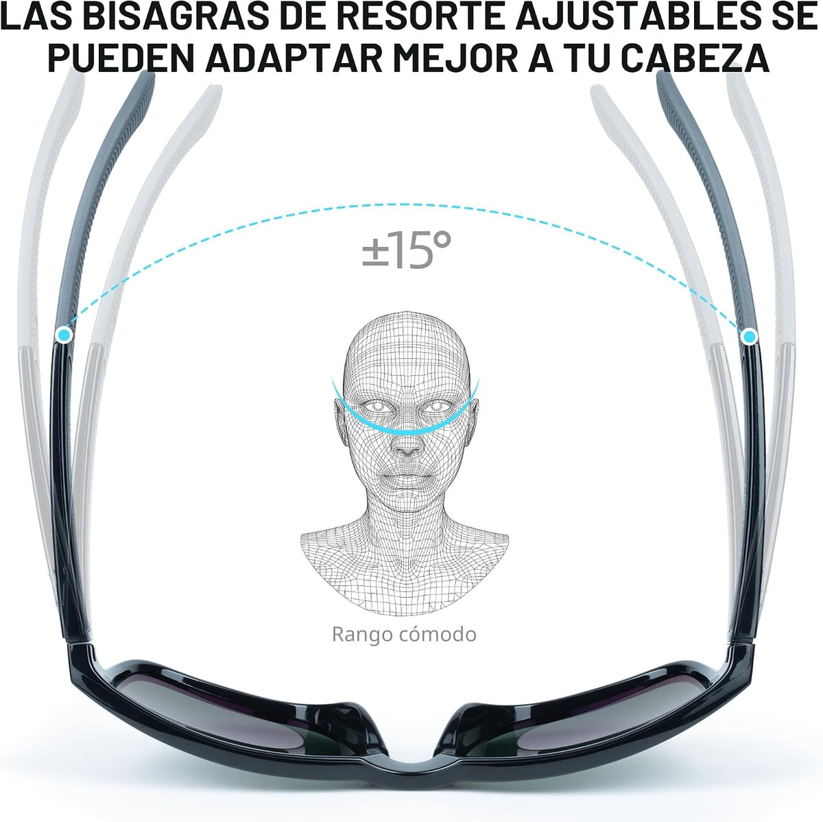 BNUS Corning Gafas de sol con lentes de vidrio para hombres y mujer...