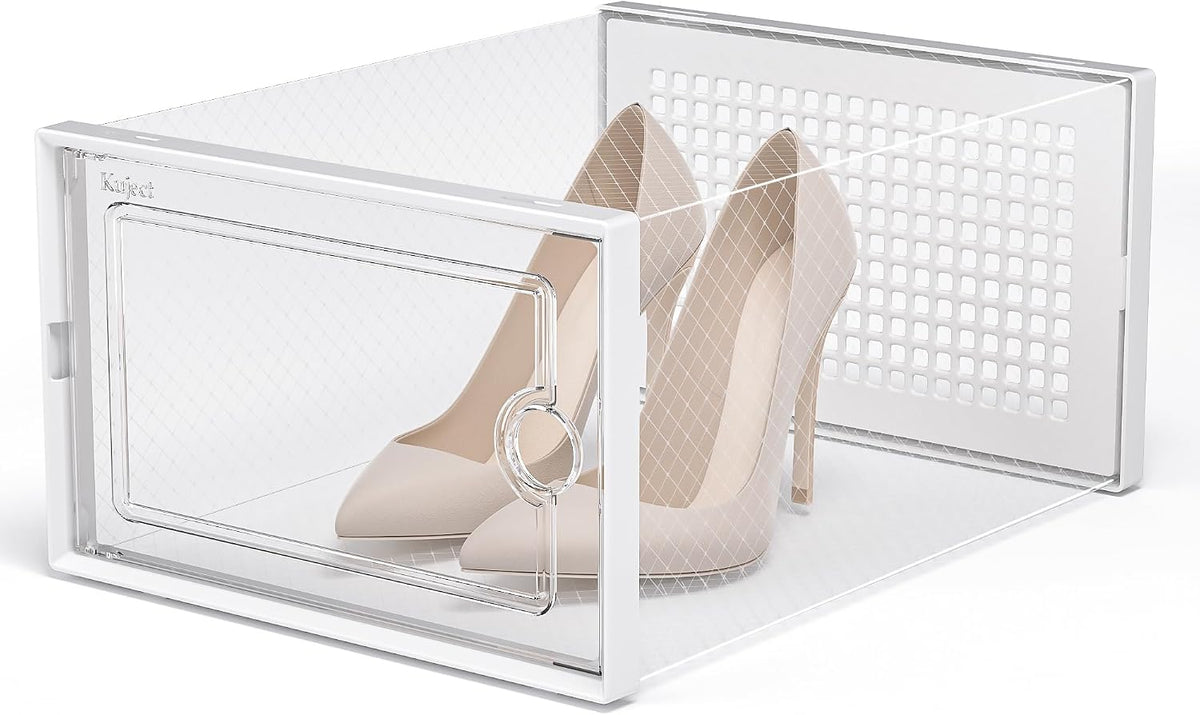 Kuject Cajas de almacenamiento de zapatos grandes, 12 unidades | Es...