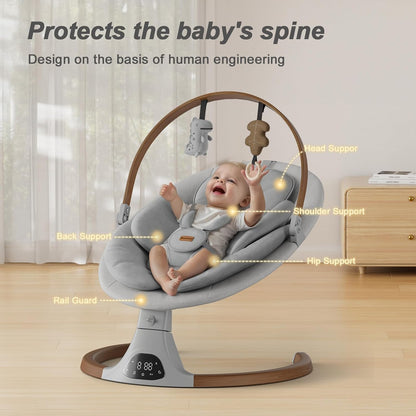 Monamii - Columpios para bebés con Bluetooth y altavoz musical | Co...