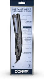 Conair Plancha de cerámica de calor instantáneo, 3\/4 pulgadas | Pl...