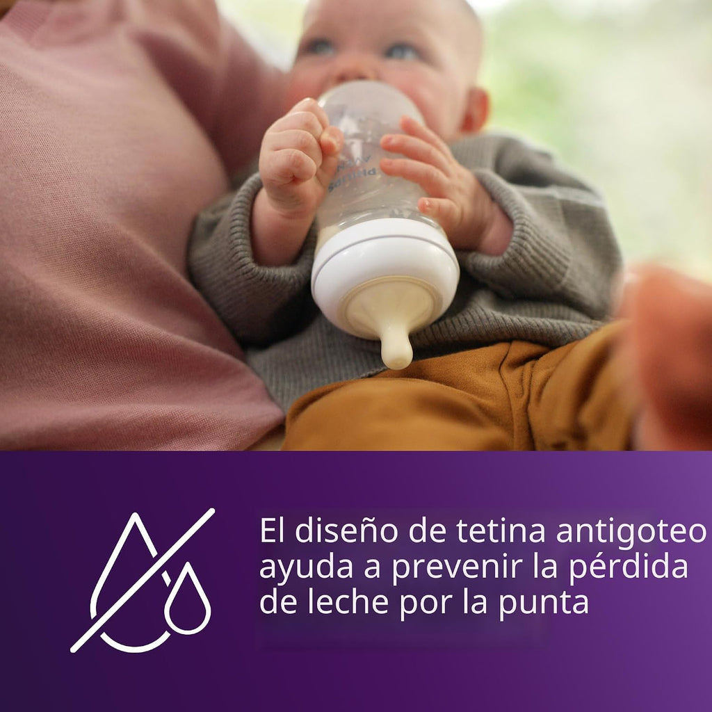 Philips Avent Biberones naturales con pezones de respuesta natural...