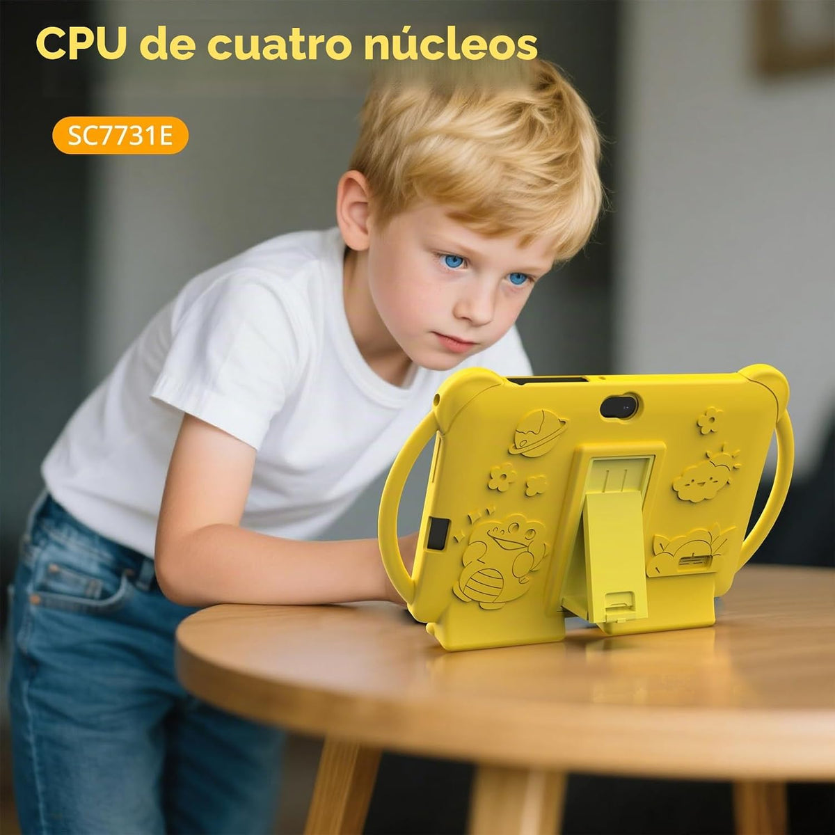 PEICHENG Tablet para niños de 7 pulgadas, Android 12.0 para niños p...
