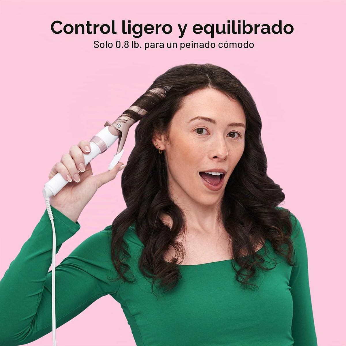 Conair - Plancha rizadora de cerámica doble, barril de 1 pulgada |...