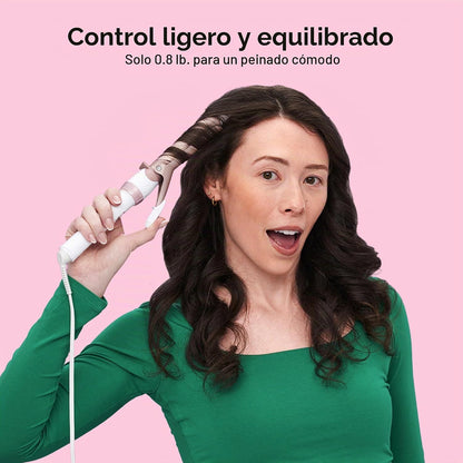 Conair - Plancha rizadora de cerámica doble, barril de 1 pulgada |...
