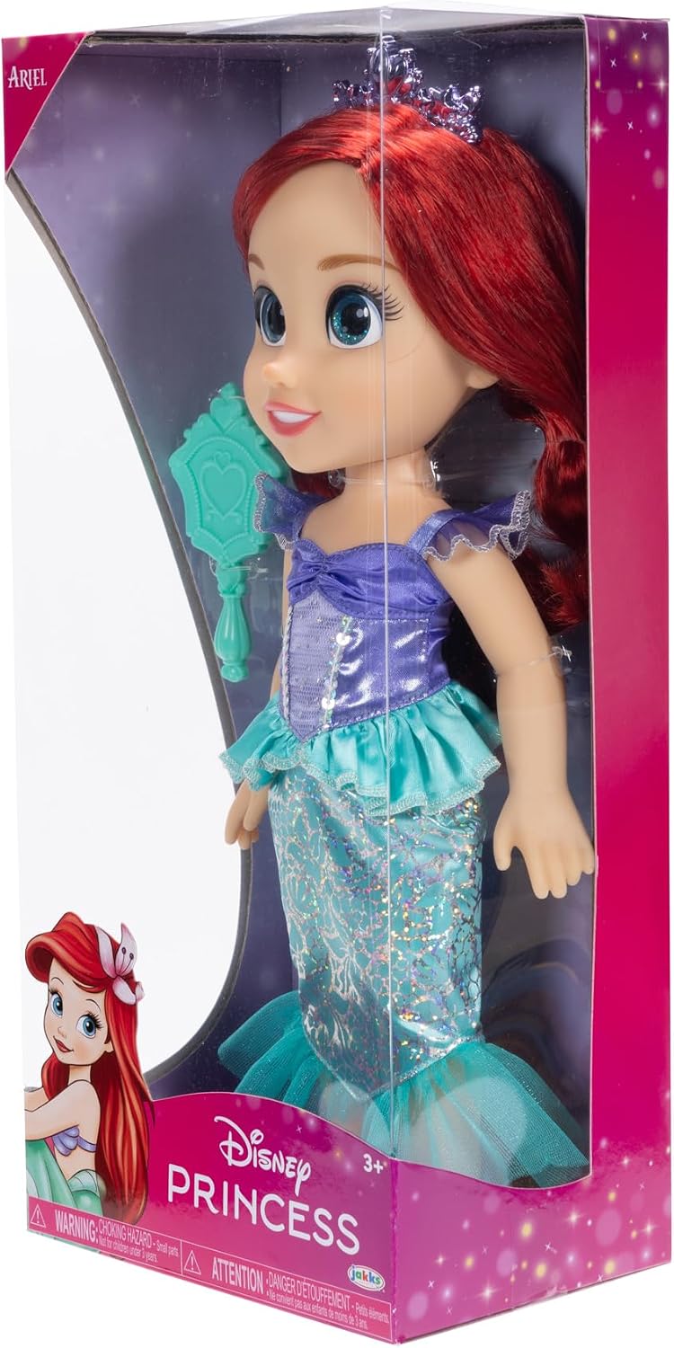 Muñeca Disney Princess, mi amiga, Ariel de 14 pulgadas de alto. Inc...