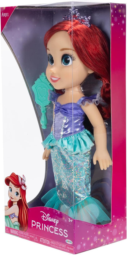 Muñeca Disney Princess, mi amiga, Ariel de 14 pulgadas de alto. Inc...