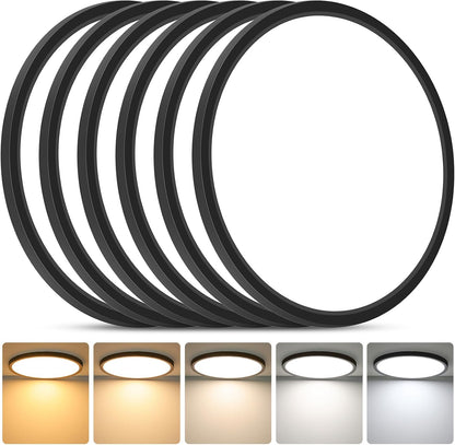 Brightever Lámpara de techo LED de montaje empotrado de 12 pulgadas...
