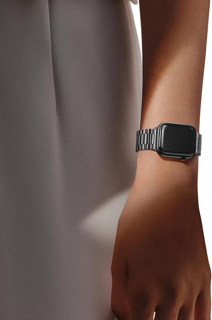 Correa de metal EPULY compatible con correas de Apple Watch para ho...