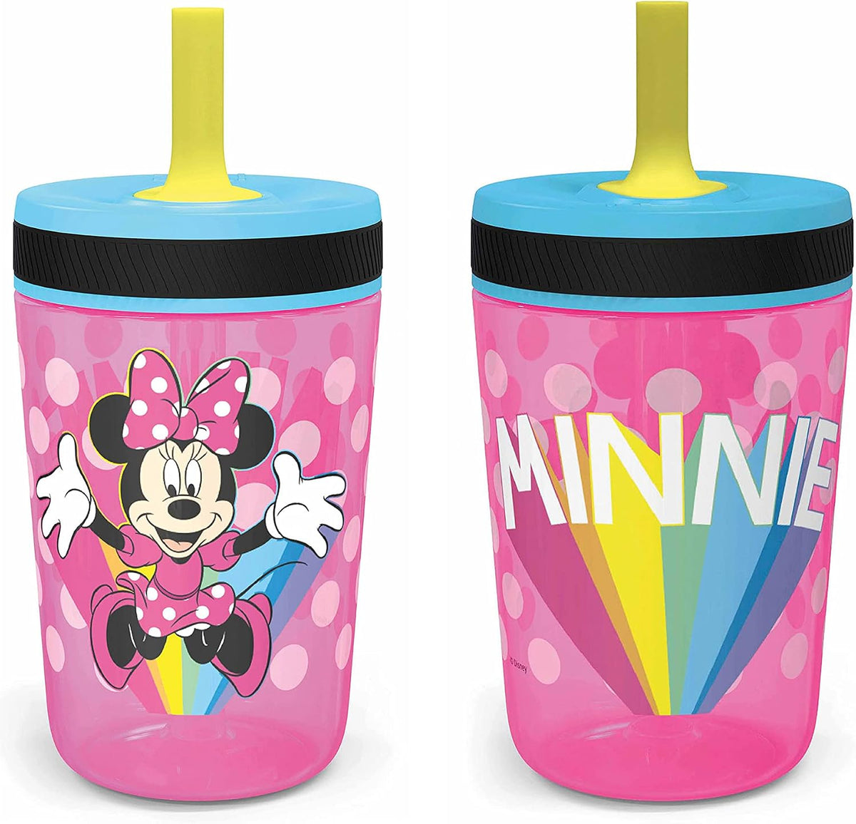 Zak Designs - Juego de vasos Disney Kelso de 15 onzas (Ratón Minnie...